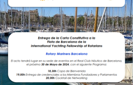 Apadrinamiento Entrega de la Carta Constitutiva a la 
Flota de Barcelona de la IYFR